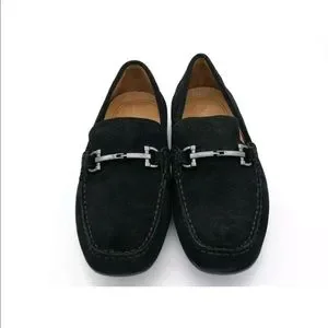 VIONIC Mens Mason Loafer Shoes Black Suede Horsebit Moccasins size 11.5 Comfort The Mason Horse Bit Loafer, Onyx, Lug Sole - Blackstock & Weber main image 4